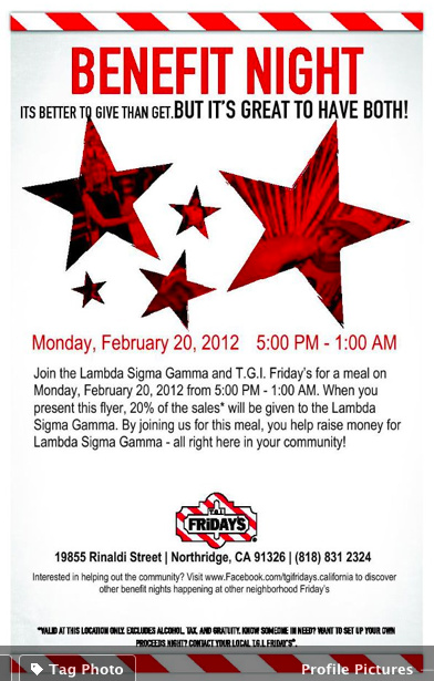 LSGSororityInc's tweet image. Join #LSG #OmicronChapter @csunorthridge  at their TGIF Benefit Night ... TONIGHT from 5:00pm - 1:00am!