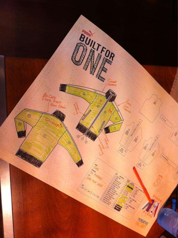 siasduplessis's tweet image. Design done at the Puma Creative Factory, had to throw in the Gingerness... #BuiltForOne