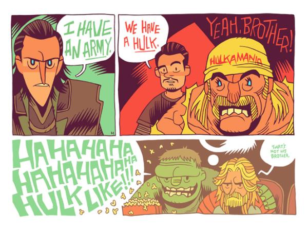 HULK SMASH, BROTHER! (Inspired by a great piece from the amazing @philnoto) 