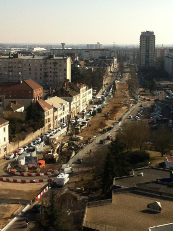 Chalon sur Saône sans son toboggan !!