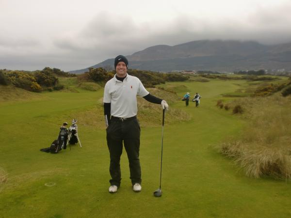 nialkearns's tweet image. 16th hole at Royal County Down + cheesey smile haha.. was glad the rain had stopped at this point lol #HighHook