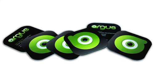 WarrenPrinting's tweet image. Just printed up some 2"x 2" business cards, UV coating, round corners, they turned out AWESOME!