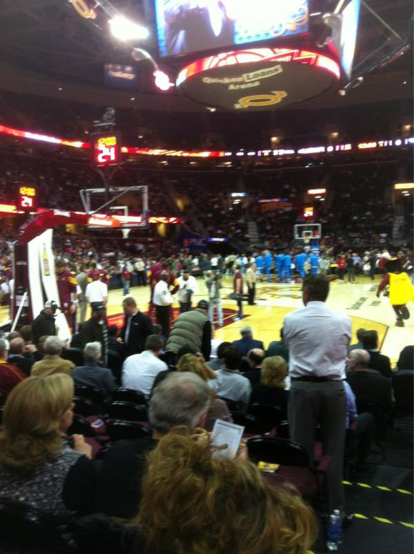 stipemiocic's tweet photo. At the cave game! Thank you to my sponsor #timlally for the tickets! http://t.co/YWzLVNxY