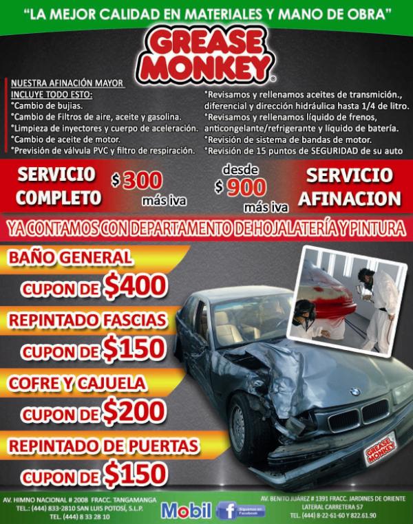 greasemonkey7's tweet image. Calidad Consistente
GREASE MONKEY se enorgullece en ofrecer a sus clientes la mejor calidad de productos,