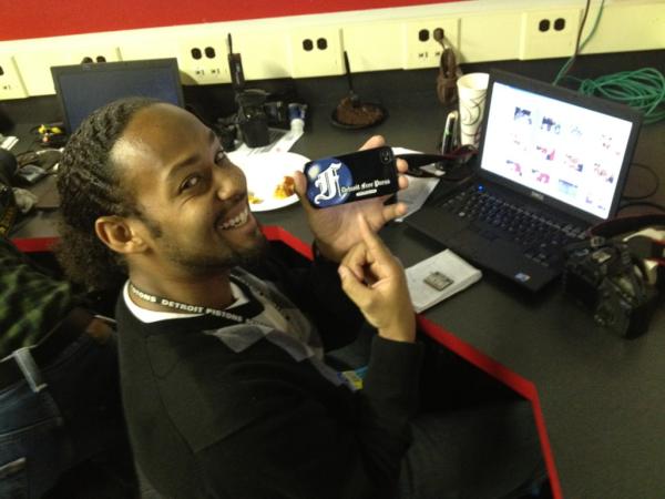 Jarrad live at Joe Louis.