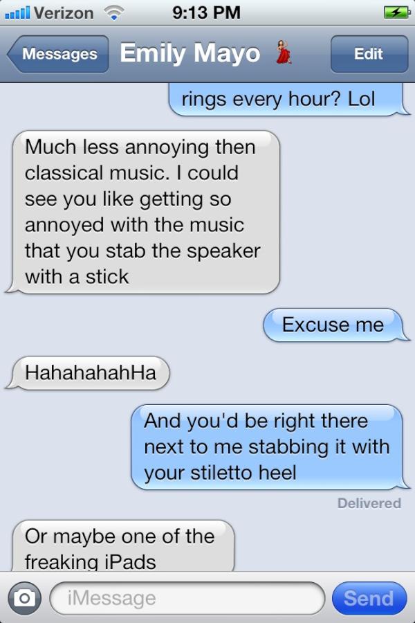 KristyKreme_13's tweet image. An example as to why @emi_aurora goes to fashion camp..and i go to woods camp. #creativedifferences