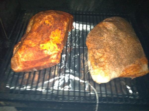 Padre_Pollo's tweet photo. 6 a.m. and pork and brisket are GO for launch! http://t.co/yzhsJxtc