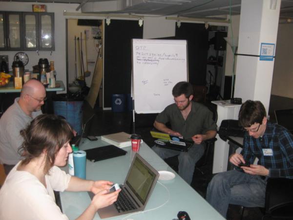 openchattanooga's tweet photo. @routrCHA team implementing Open Trip Planner at #hackCHA.Thanks to @GOCARTA for opening up data & transit feeds! #cha http://t.co/7FQMZnIt