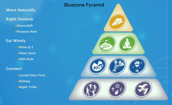 The BlueZone pyramid The BlueZone pyramid