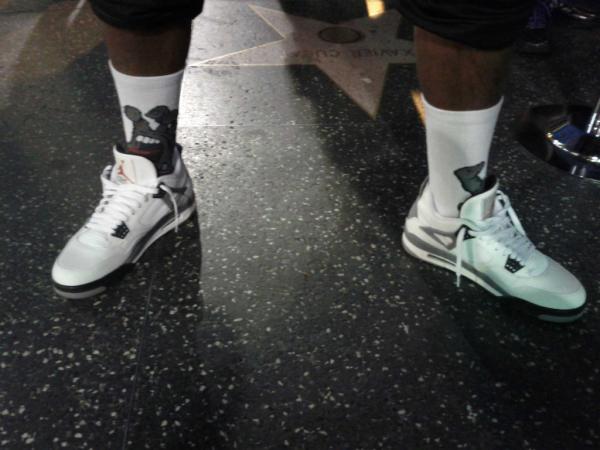 kicksonfire's tweet photo. "@kustoo: #lineheat from @baller_bundy @nike_losangeles #flightnight http://t.co/QYiCWjOA"