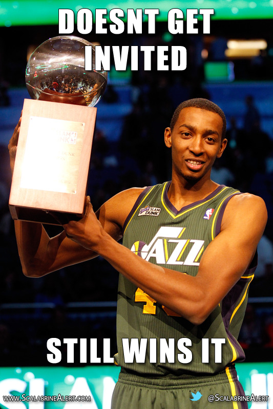 scalabrinealert's tweet photo. Doesn't Get Invited, Still Wins It @JeremyEvans40 @JeremyEvansDunk #AllStar #SpriteSlam #letjeremydunk http://t.co/bAc9StM5