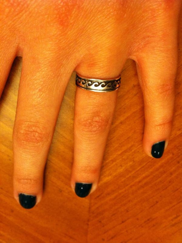 lxgldr's tweet image. I've been dreaming about this ring for a year. To say I'm obsessed is an understatement. #MarriedToTheOcean