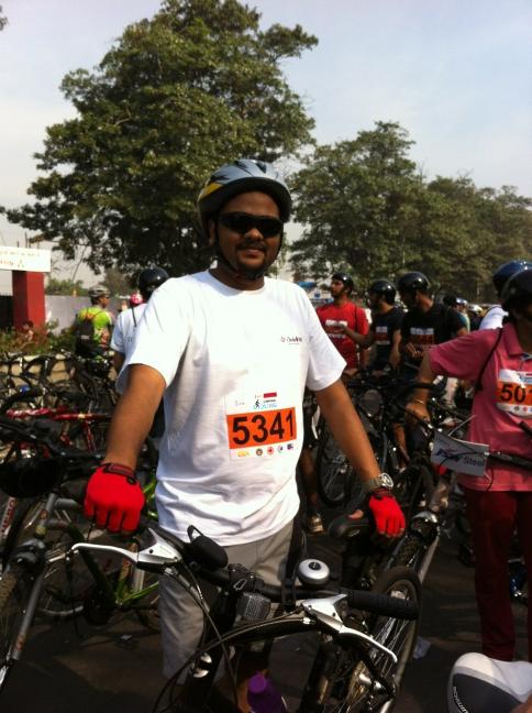 Yesterday at #chennaicycling #fb