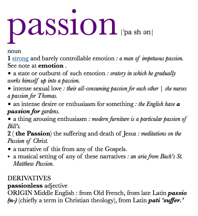 Bangla Meaning of Passion