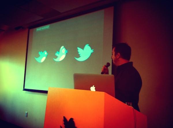 rsarver's tweet photo. .@stop going over Design @ Twitter. The evolution of the Larry the Bird logo http://t.co/VBIqz7jC