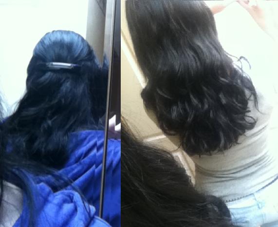 melisserd's tweet photo. my hair actually grew this much in like 6 months http://t.co/w3o4z1L