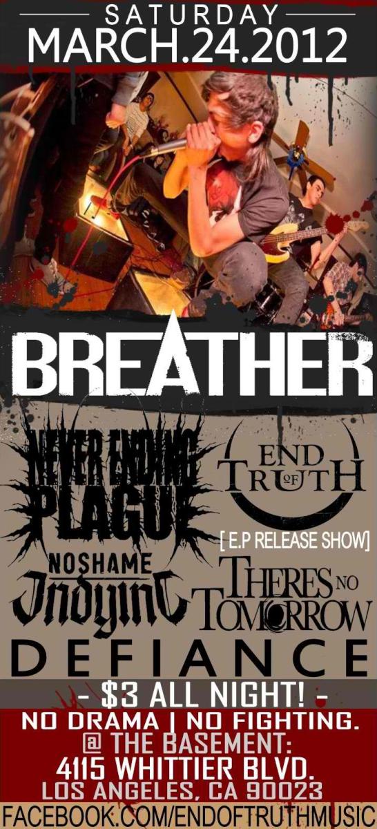 Our EP release show! March 24th with all our friends. Get more info on our facebook! RT