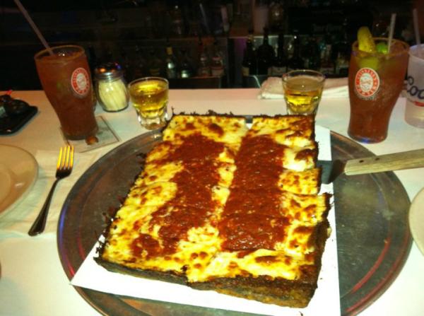 NormsWayside's tweet photo. In case you're pining for some Detroit Pizza, find it at Norm's! Here's a peak! http://t.co/5gv7fq1E