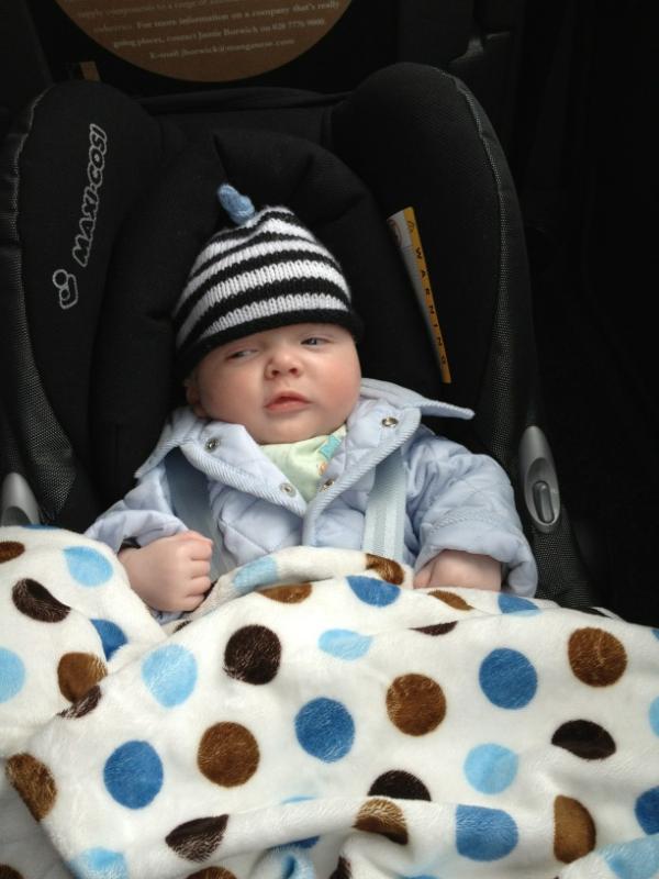 Fletch's first black cab journey. Headed home to see his sister.