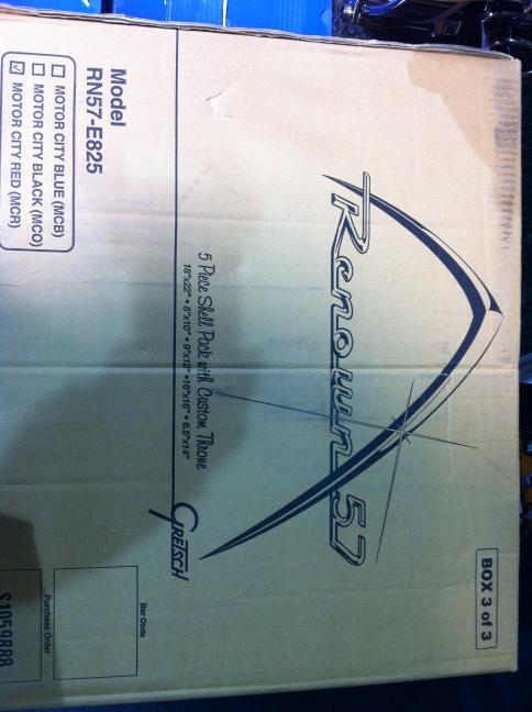 PMTdrumsManc's tweet photo. Little teaser pic of the day. Can't wait to crack this bad boy out! http://t.co/8XwCEYi8