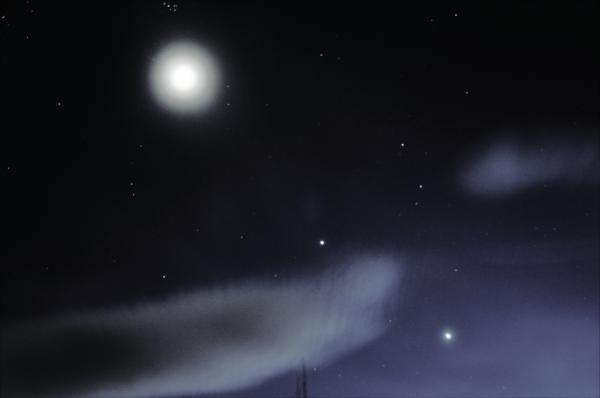 nickw7coc's tweet image. The planetary conjunction &amp; stacked using #DeepSkyStacker - Need a few more goes to perfect it I feel @SPACEdotcom