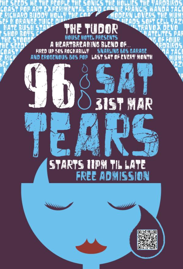 TheTudorWigan's tweet image. Next #96Tears Saturday 31st March - 50s rock n roll, 60s beat, garage and psych, 80s pop and new wave - unmissable.