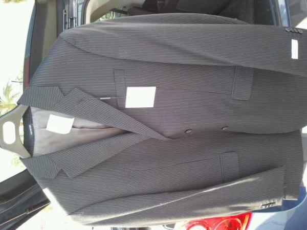The_Sagely_One's tweet photo. $300 imported tailored Calvin Klien jacket for $50!!! Bam!!! Thank you Ross!! http://t.co/5QCioTt5