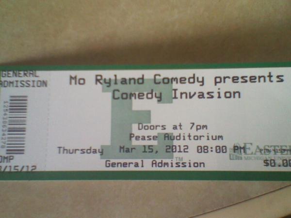 Yodetroit's tweet image. #ComedyInvasion I got my tickets! Do yall.... ???