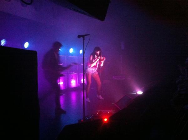 frederikdufva's tweet photo. Sleigh Bells and Major Lazer at Nike+ party #sxsw http://t.co/PvokL7m2