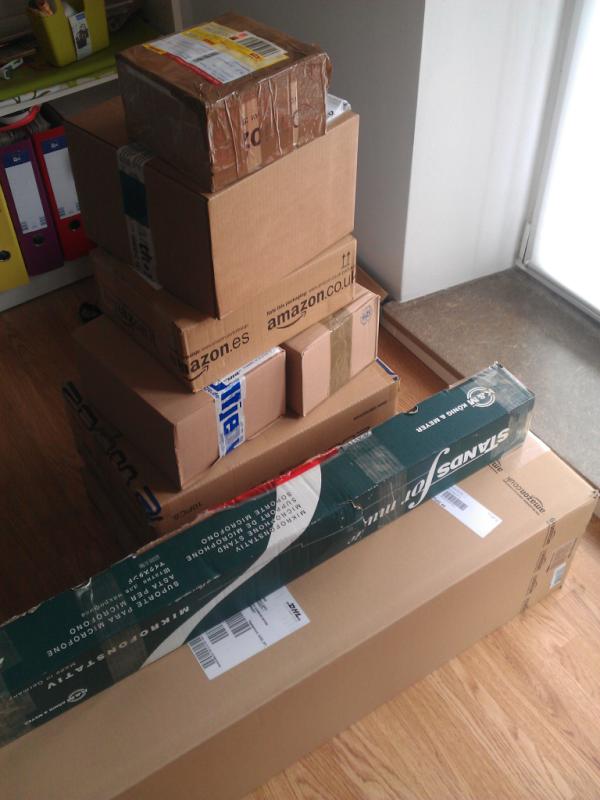 hackerbus's tweet image. Unboxing time! More to arrive the next days.