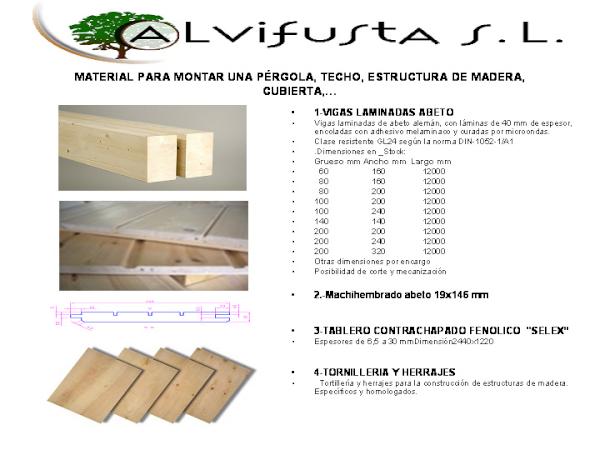 AlvifustaSL's tweet photo. Disponemos del material necesario para montar una pérgola, porche, estructura de madera, cubierta, etc.. http://t.co/XdkjR1rv