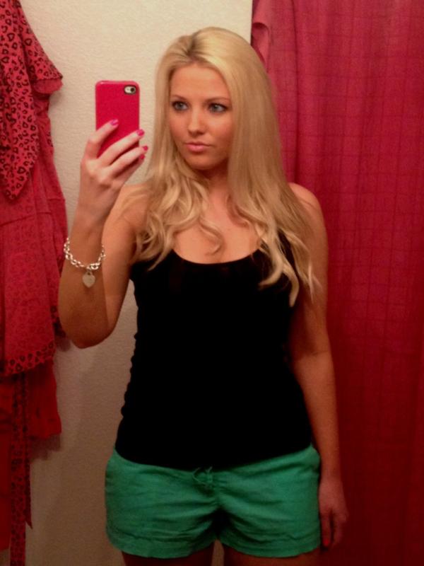 Headed to the Baseball game to see Colton play! Rocking my new bright green shorts