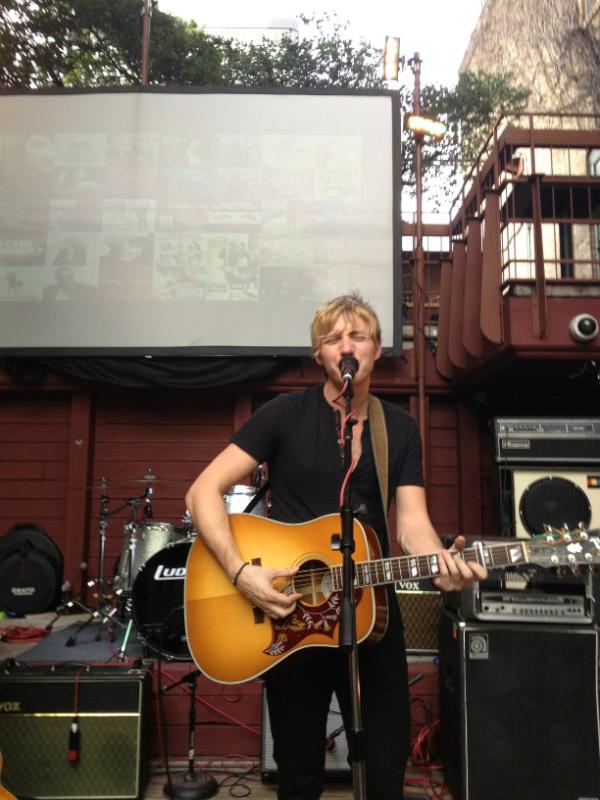 kyork20's tweet image. The first act kicks off the night at #SXSW. Our boy @leemacdougall #GetSomeIaaS
