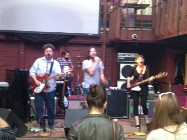 kyork20's tweet image. The original @DynInc stage signers @mtbearington #segwayaccident #getsomeiaas #sxsw