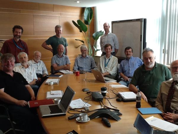 SKA_DG's tweet image. ASKAP Commissioning Taskforce meeting this morning. With this talent on hand, it should be all done soon :)