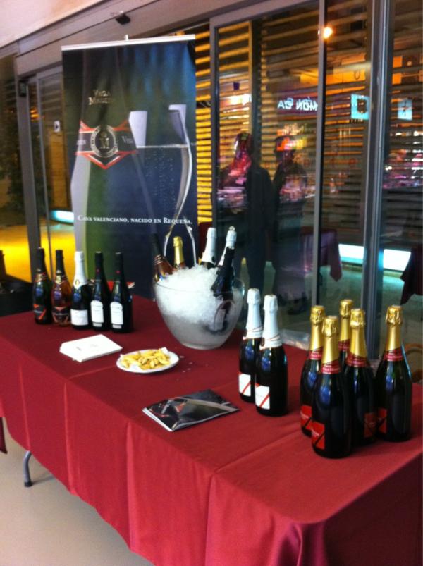 Feria de gastronomía valenciana. Nuestro cava Vega Medien y Lagrima Real, éxito total