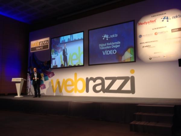 DealrooNL's tweet photo. Nokta ceo on the stage about key metrics of watching video online. İncreased by 118% #dijital12 #dealroo http://t.co/SPZm4aUc