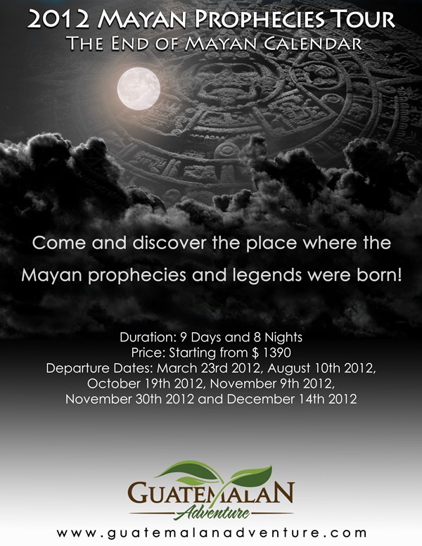 Have you wonder what will happen on December 21 2012? Come to Guatemala and learn the meaning of this important date!