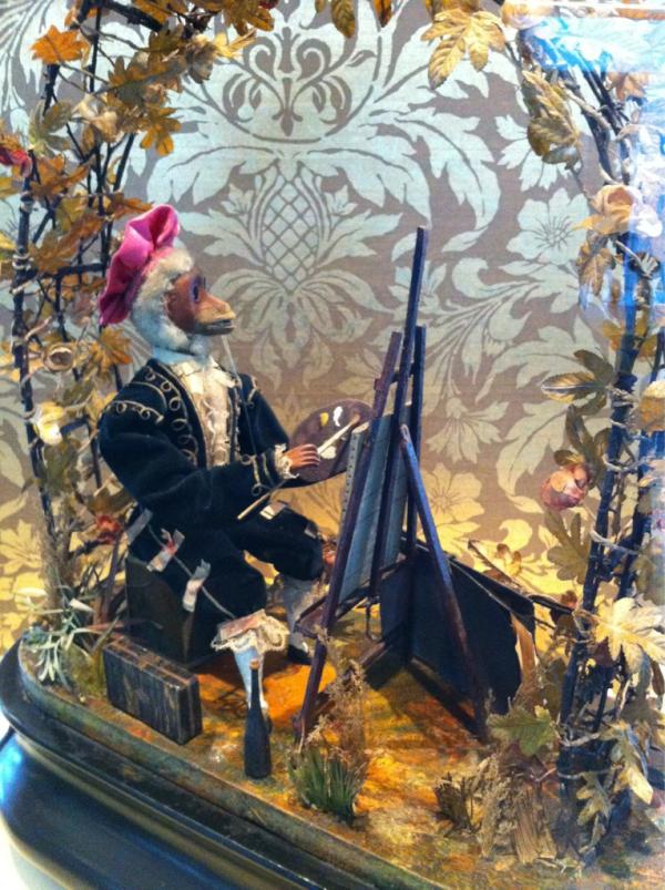 LanceChristmann's tweet photo. I love the displays at SFO airport. This month, Automata. So weird... http://t.co/4XSMm1ib