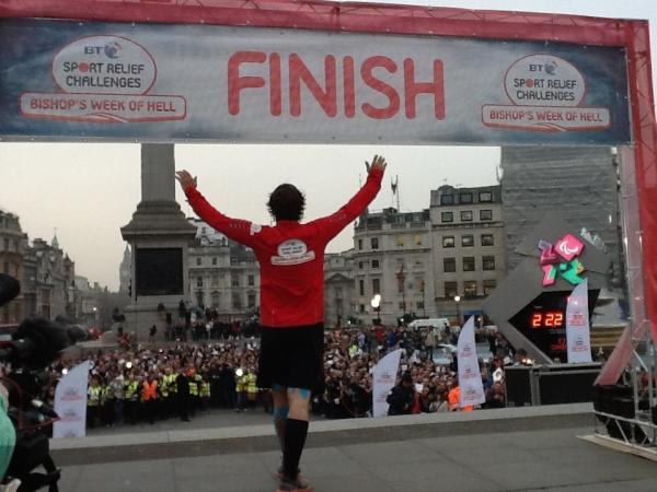 But I'm willing to guess he has an ache or two. Great picture from the finish yesterday