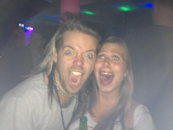 HankErix's tweet photo. Wildcats last night at Hells Kitchen! http://t.co/lI8iFSVY