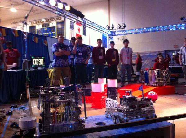 UAFEngineering's tweet image. First round of the alliances!