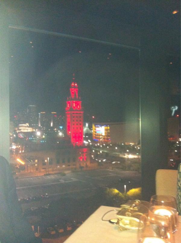 BrettFirestone's tweet image. Nice view from Tuyo...dinner was pretty good too