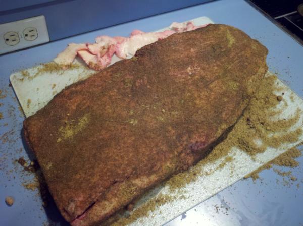 ResLifeRadio's tweet image. No show to record today, just your two favorite hosts hanging with family and a 18 hour #brisket ..#BBQ, #residencelife