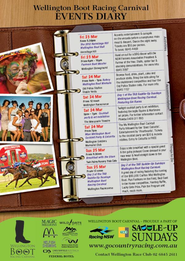 WellingtonRaces's tweet photo. We've got your Wellington Boot Racing Carnival weekend covered! Start planning now! March 24 & 25 2012! #horseracing http://t.co/uaajh8gf
