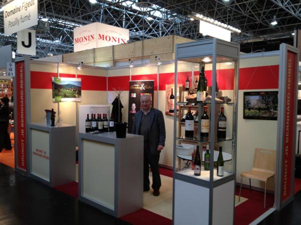 Pur stand at prowein mît domaine brunot