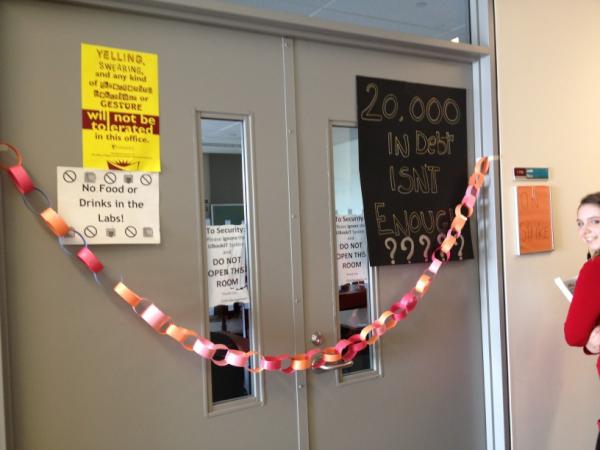 rushmew's tweet image. #FASA #custrike @CUonStrike doors shut - no classes #ggi