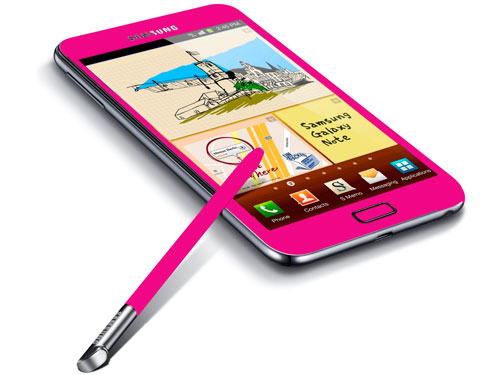 AndroidHit's tweet image. Samsung will launch PINK (!) Galaxy Note in the coming months! But where is SIII???