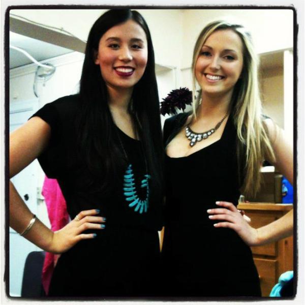 Best friends since high school, now Zeta sisters! Every chapter has a duo like this. Helen and Claire from PC 09.