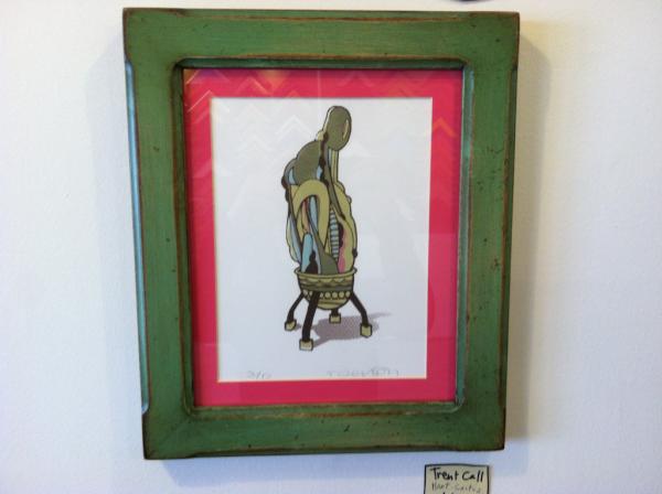 SignAndNumbered's tweet image. A @TrentCall #screenprint framed and ready for your wall for only $45. #art #silkscreening #printmaking